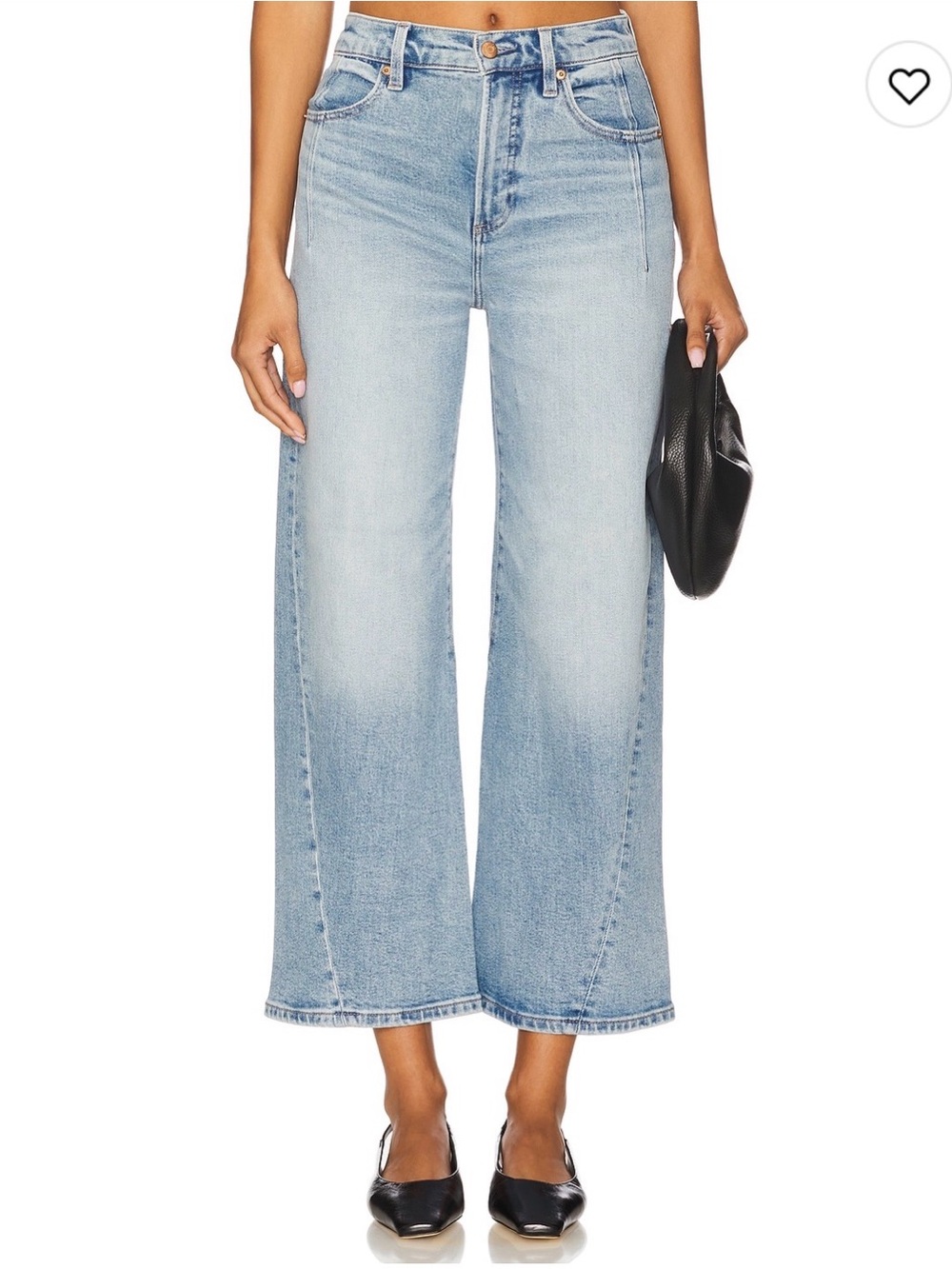 Kyra High Rise Bowed Ankle Jean